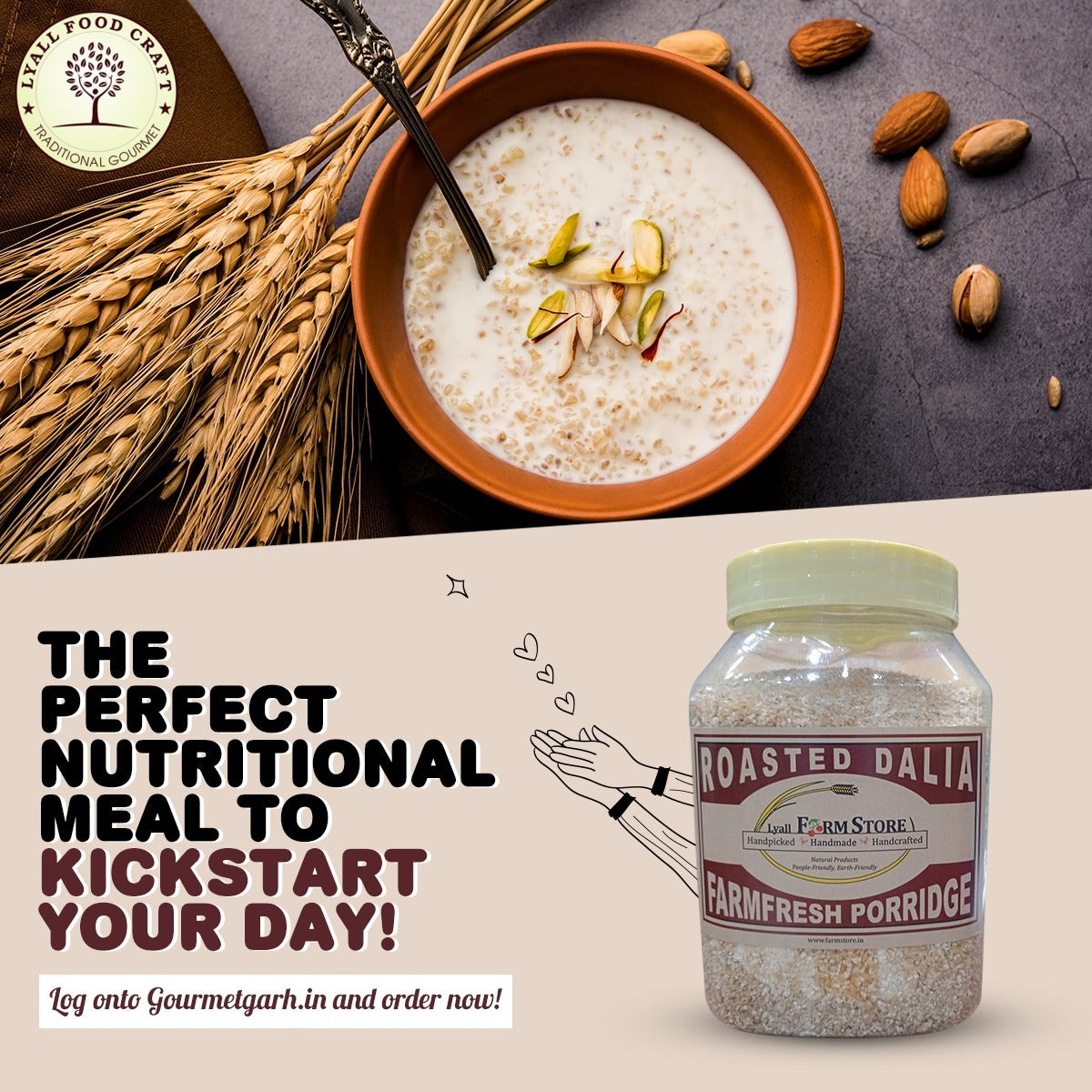 Roasted Wheat Dalia