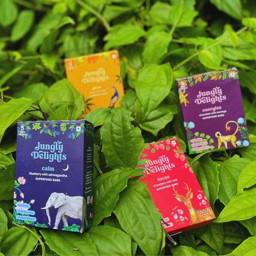 Superfood Bars| Variety pack | All Superfood Bars | Loved by Kids | 4 Boxes Of 5 Bars each