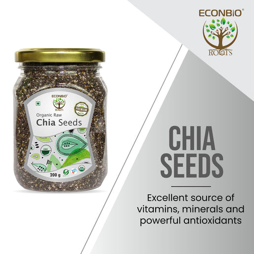 Organic Raw Chia Seeds 200g