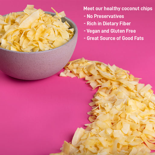 Coconut Chips - Munchy Mango -  Gluten Free, Vegan