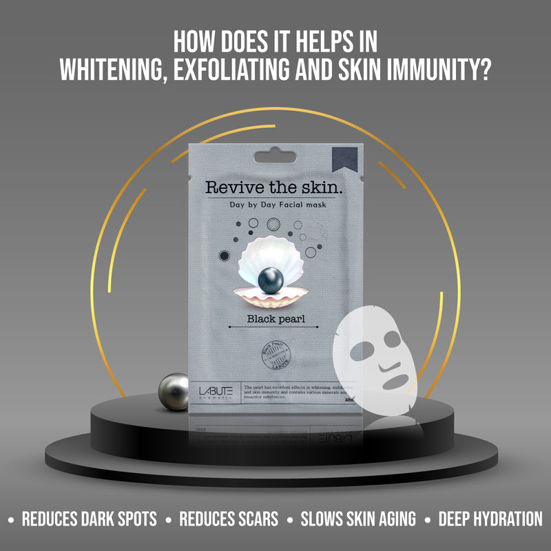 Black Pearl Facial Sheet Mask, 23ml