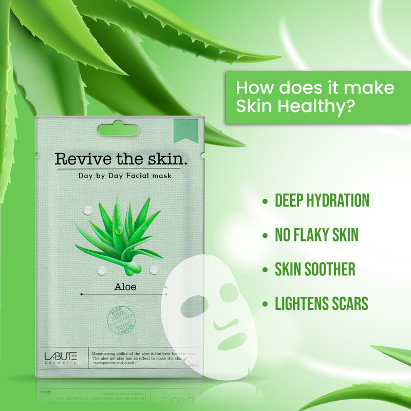 Aloe Vera Facial Sheet Mask, 23ml