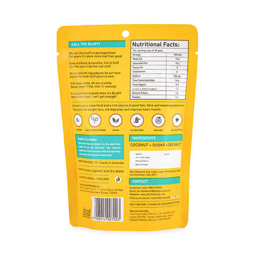 Coconut Chips - Simply Sweet -  Gluten Free, Vegan