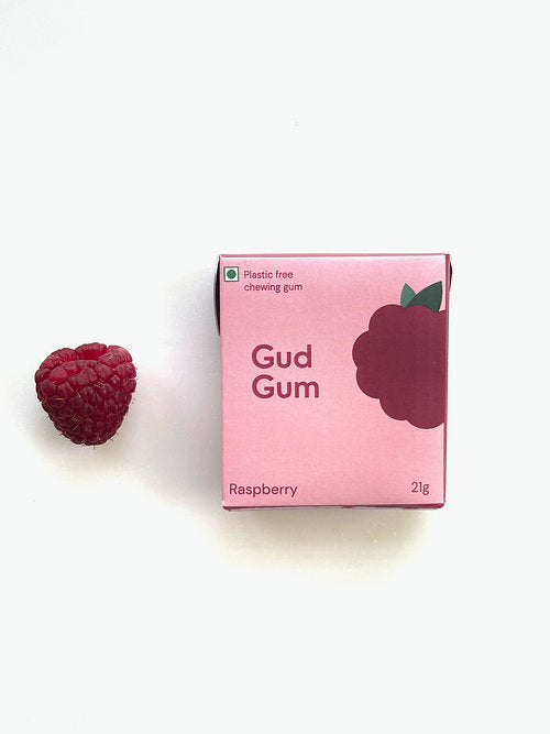 Raspberry Gum- Pack of 2 (15 pieces per pack)