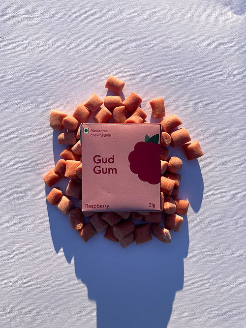 Raspberry Gum- Pack of 2 (15 pieces per pack)