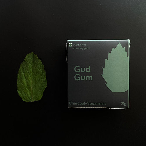 Charcoal Mint Gum- Pack of 2 (15 pieces per pack)