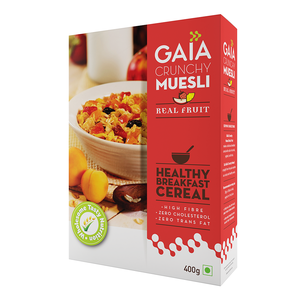 Crunchy Muesli – Real Fruit 400g
