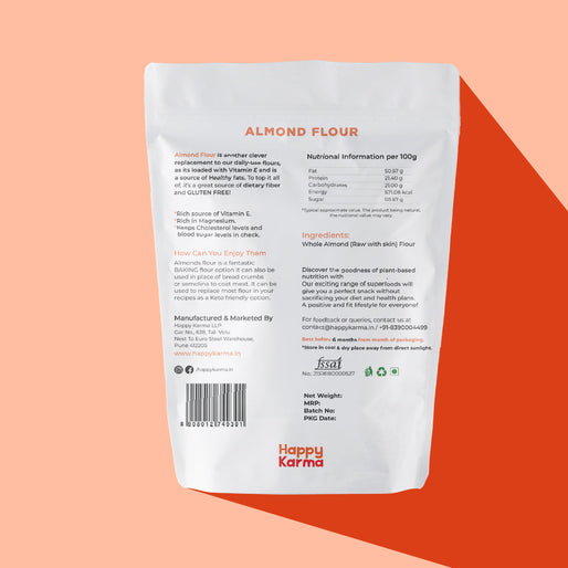 Almonds Flour 400g- Unblanched- Protein Rich