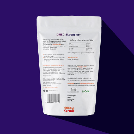 Dried Blueberry 100g - Rich in Antioxidants