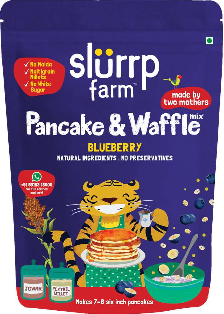 Blueberry Millet Pancake
