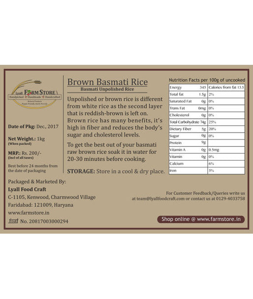 Basmati Brown Rice