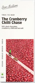 The Cranberry Chilli Chase - 64% Cranberry Chilli Dark Chocolate - Dairy Free - Gluten Free