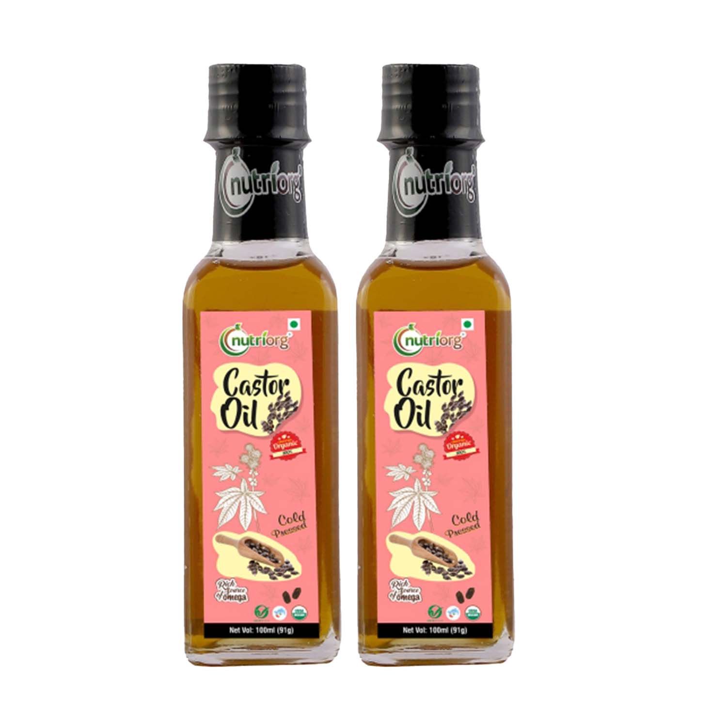 Certified Organic Castor Oil 100ml
