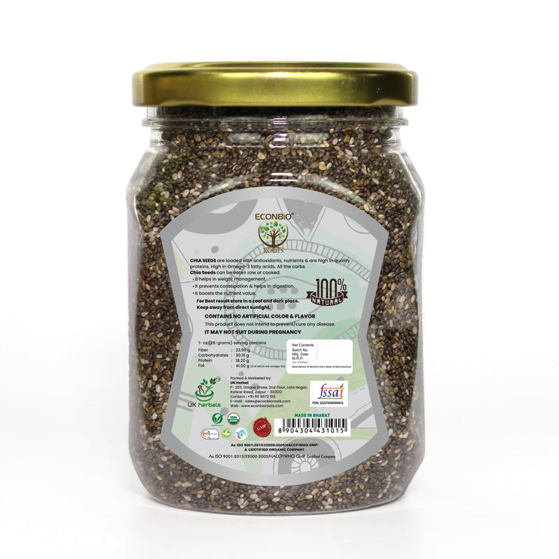 Organic Raw Chia Seeds 200g