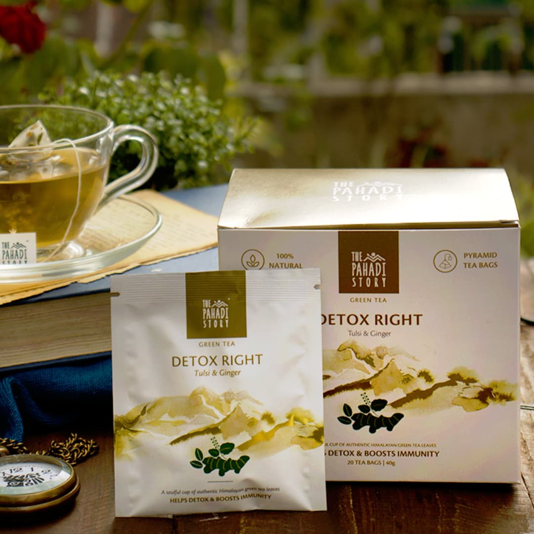 Detox Right - Tulsi & Ginger Green Tea