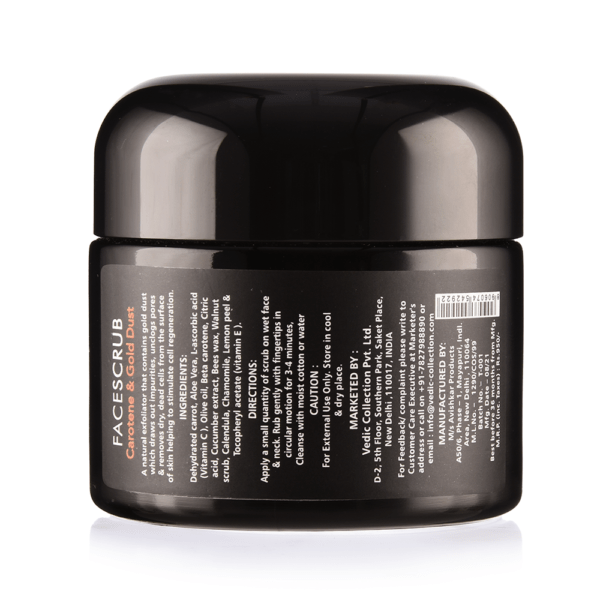 Face Scrub - Carotene & Gold Dust