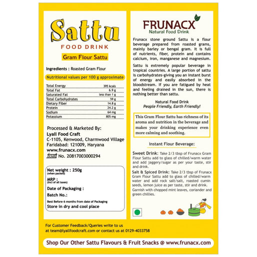 Gram Flour Sattu - Natural Protein Drink