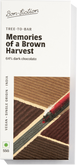 Memories Of A Brown Harvest- 64% Dark Chocolate - Dairy Free - Gluten Free