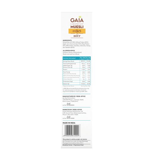 Crunchy Millet Muesli – Diet 400g