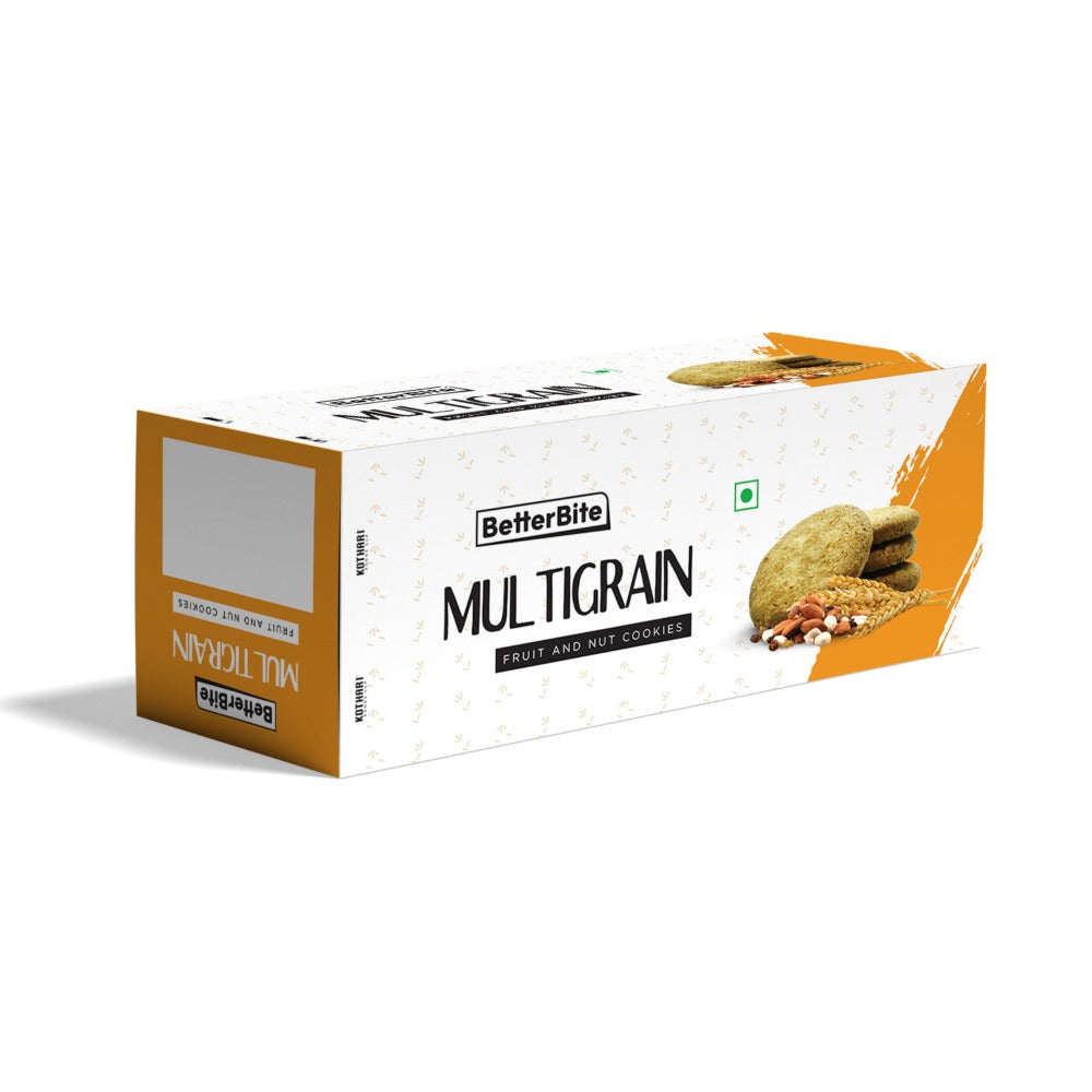 Multigrain Cookies Fruit N Nut  I No Egg I No Maida I 120gms