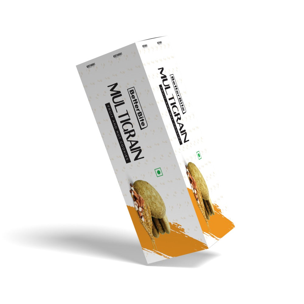 Multigrain Cookies Fruit N Nut  I No Egg I No Maida I 120gms