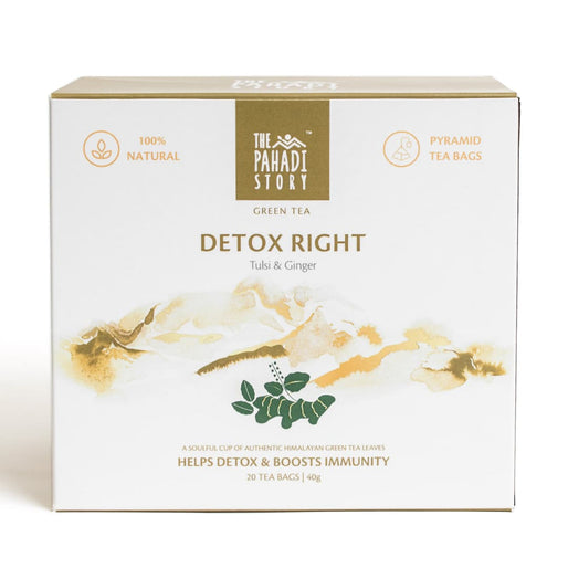 Detox Right - Tulsi & Ginger Green Tea