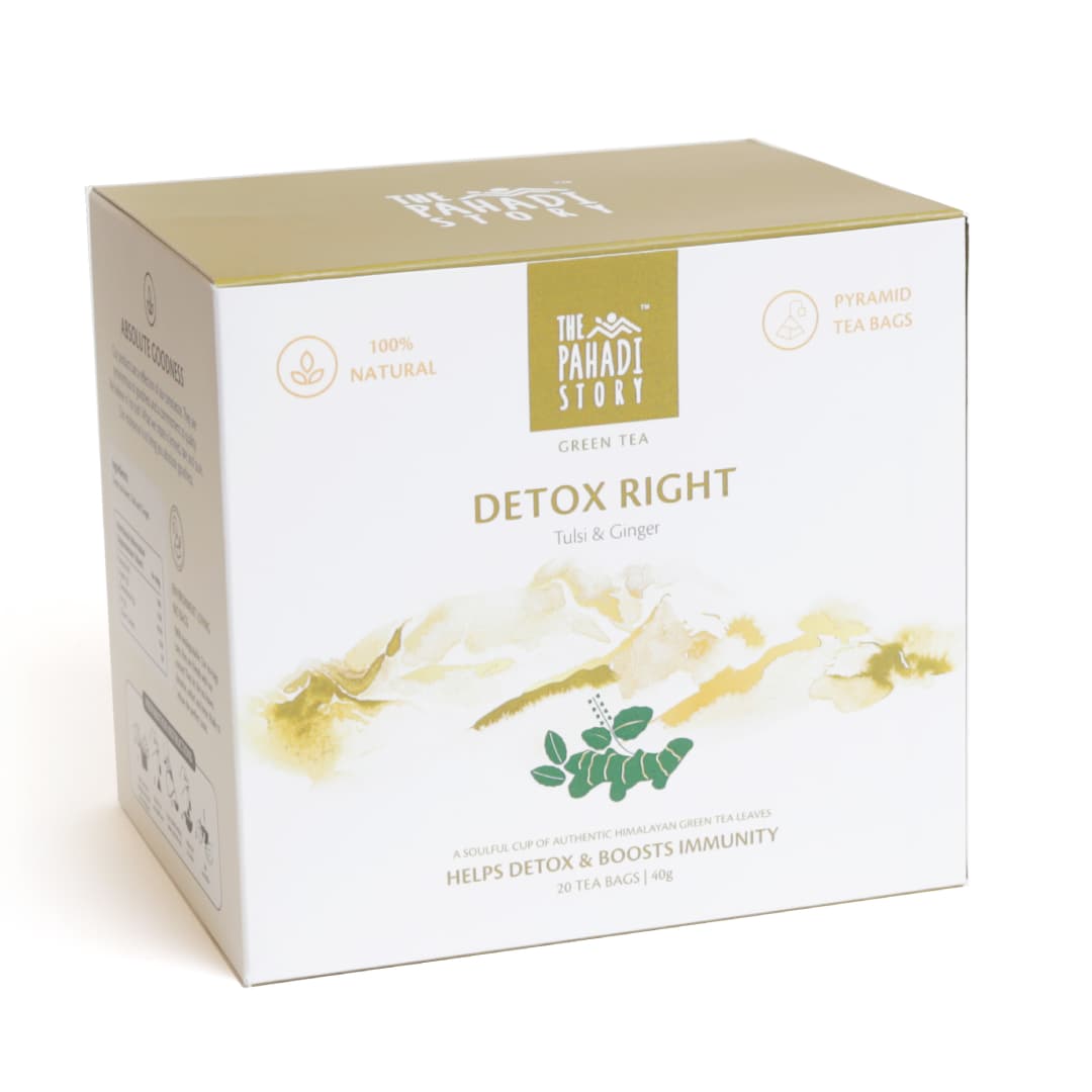 Detox Right - Tulsi & Ginger Green Tea