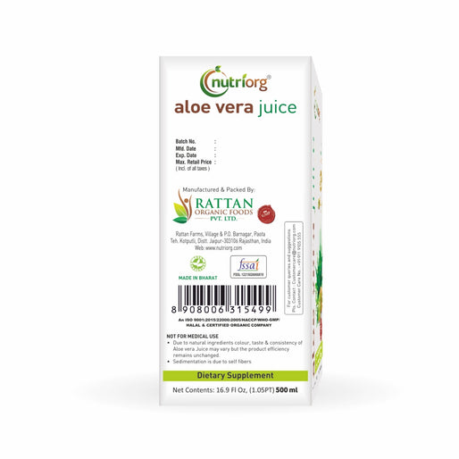 Nutriorg Aloevera Kiwi Juice 500ml