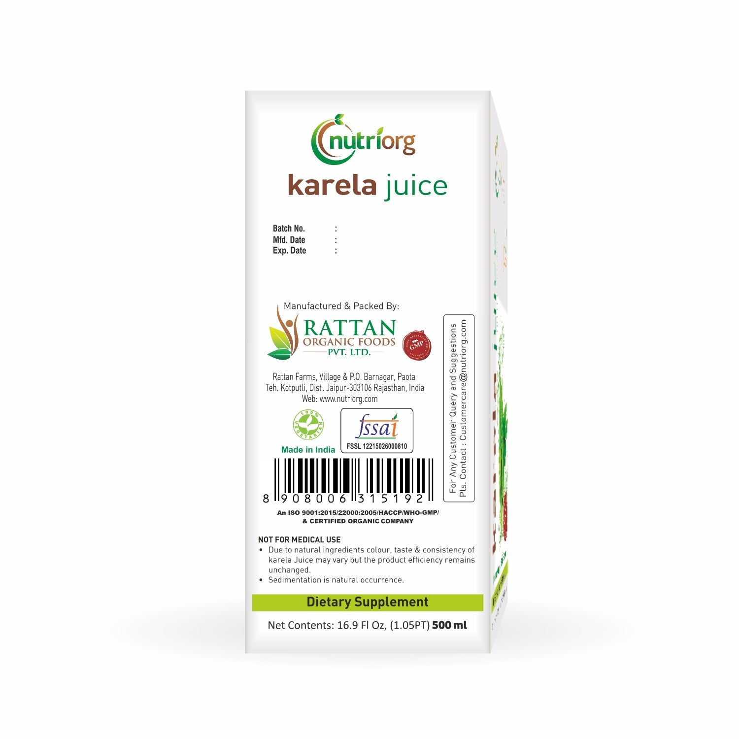 Karela Juice 500ml