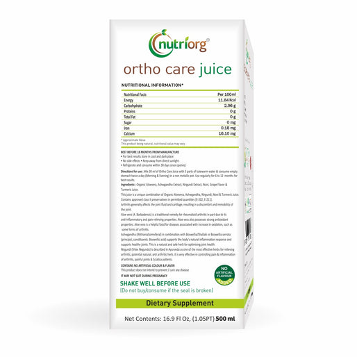 Nutriorg Ortho Care Juice 500ml