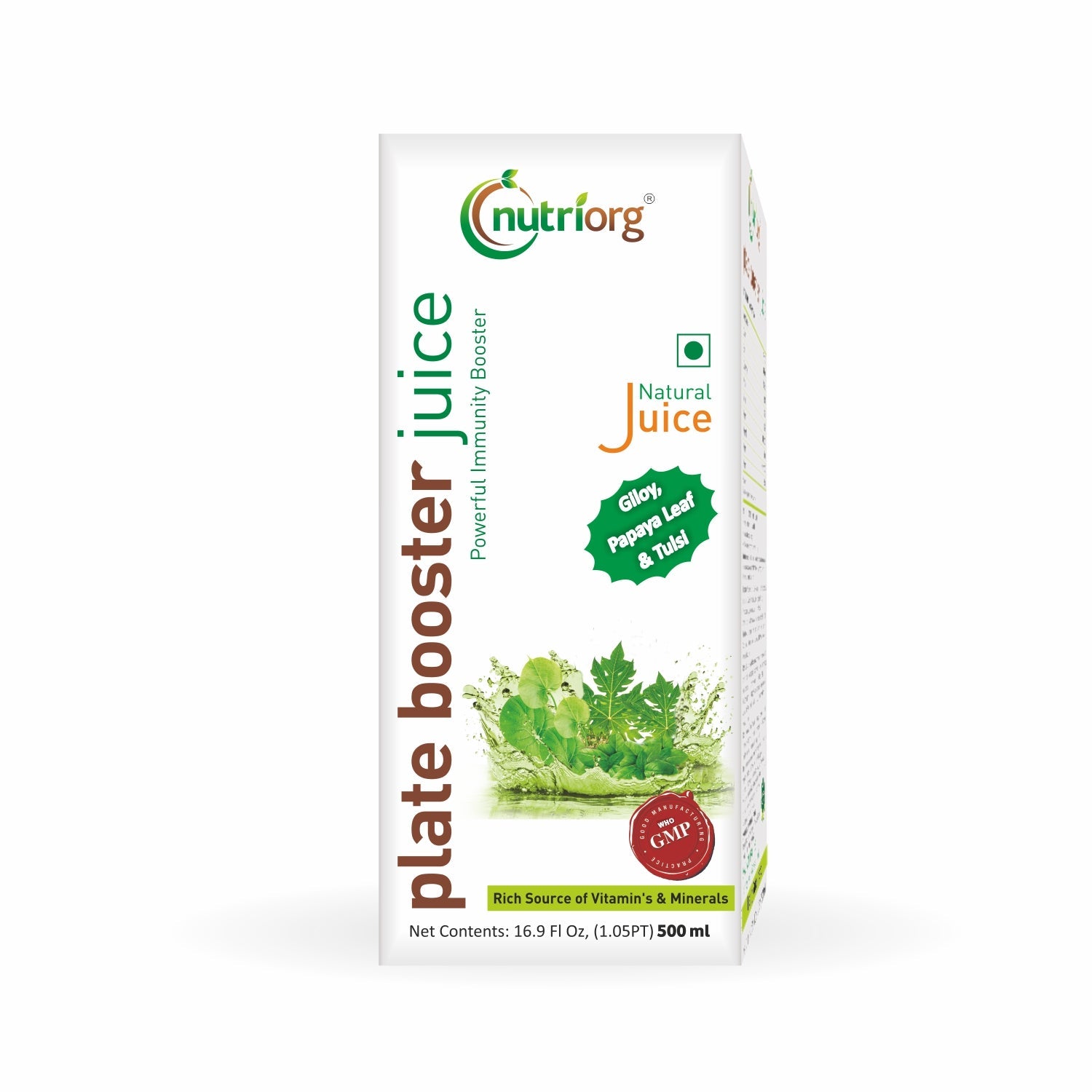 Nutriorg Plate Booster Juice 500ml