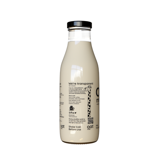 Oat Milk - Vegan, Gluten Free - 200ml
