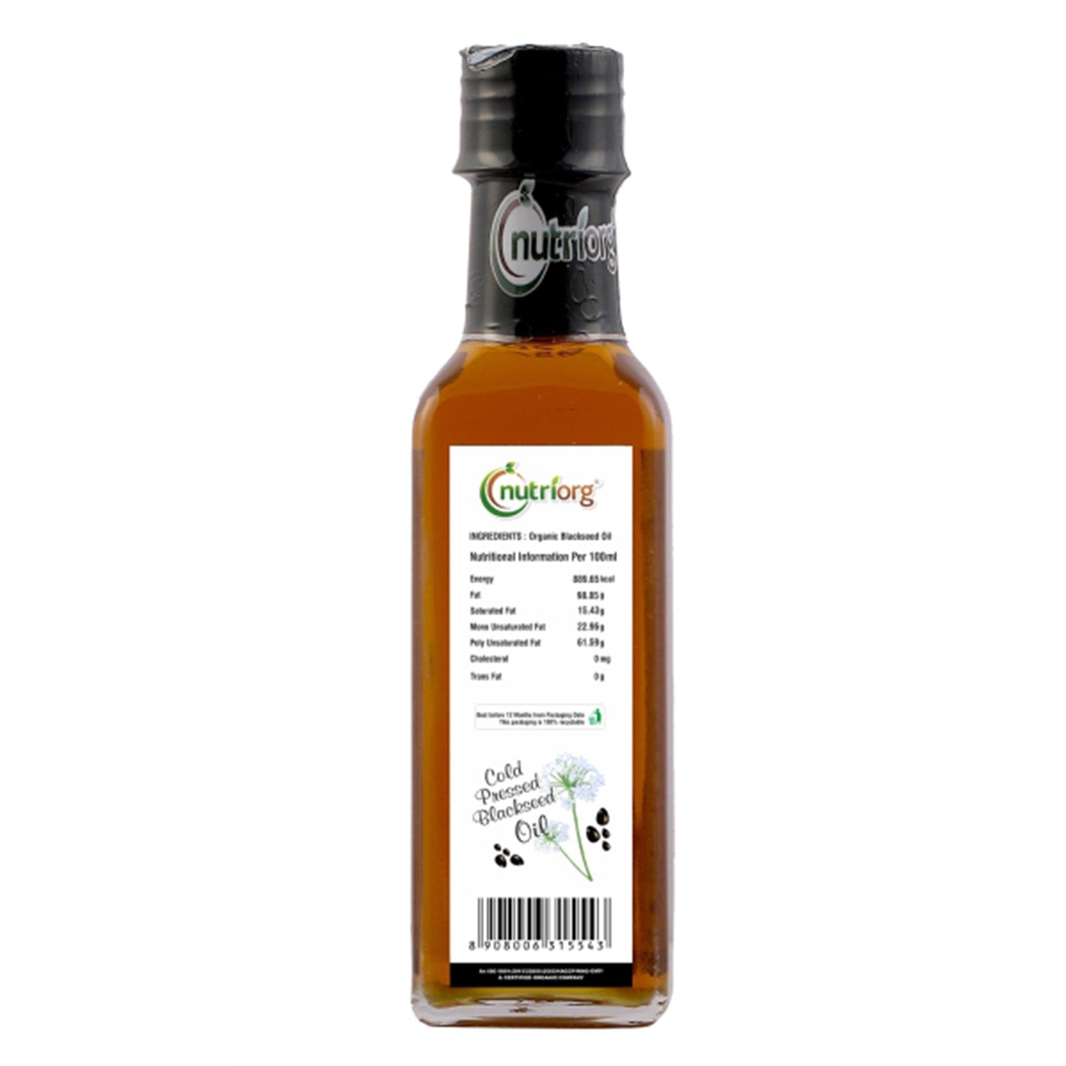 Organic Blackseed Oil 100ml
