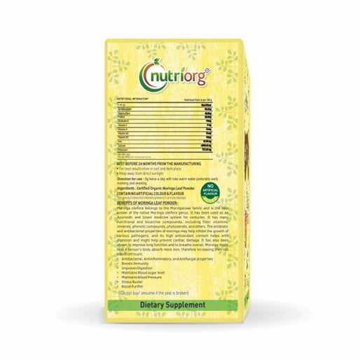 Nutriorg Organic Moringa Powder 150g