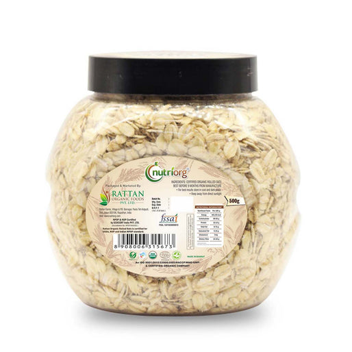 Nutriorg Organic Rolled Oats 500g