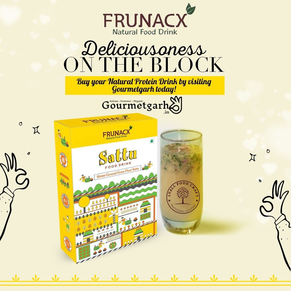 Gram Flour Sattu - Natural Protein Drink