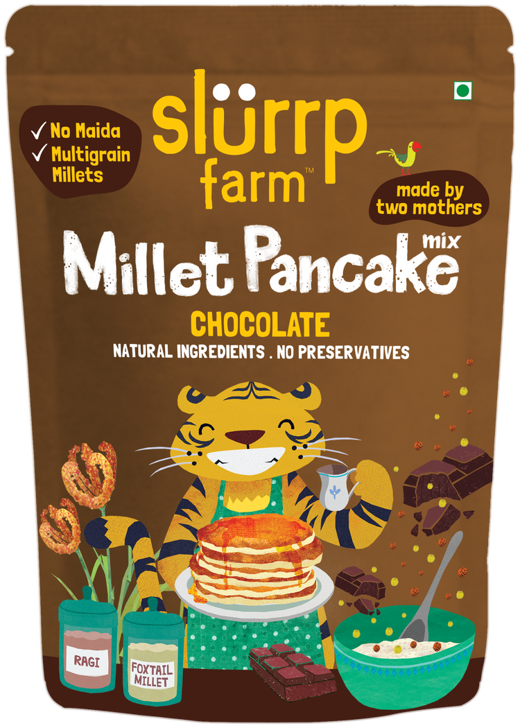 Chocolate Millet Pancake