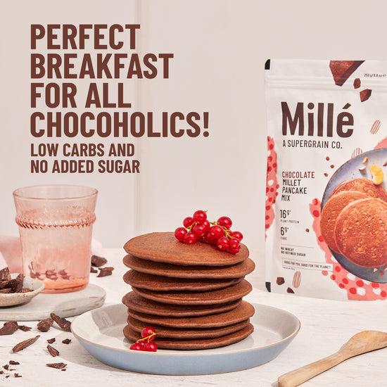 Chocolate Millet Pancake Mix - Gluten Free