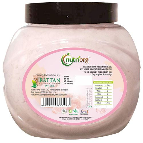 Nutriorg Pink Salt 550g