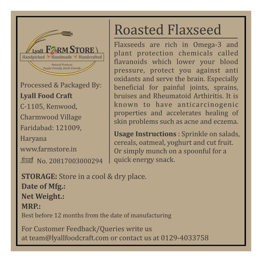 Roasted Flaxseeds