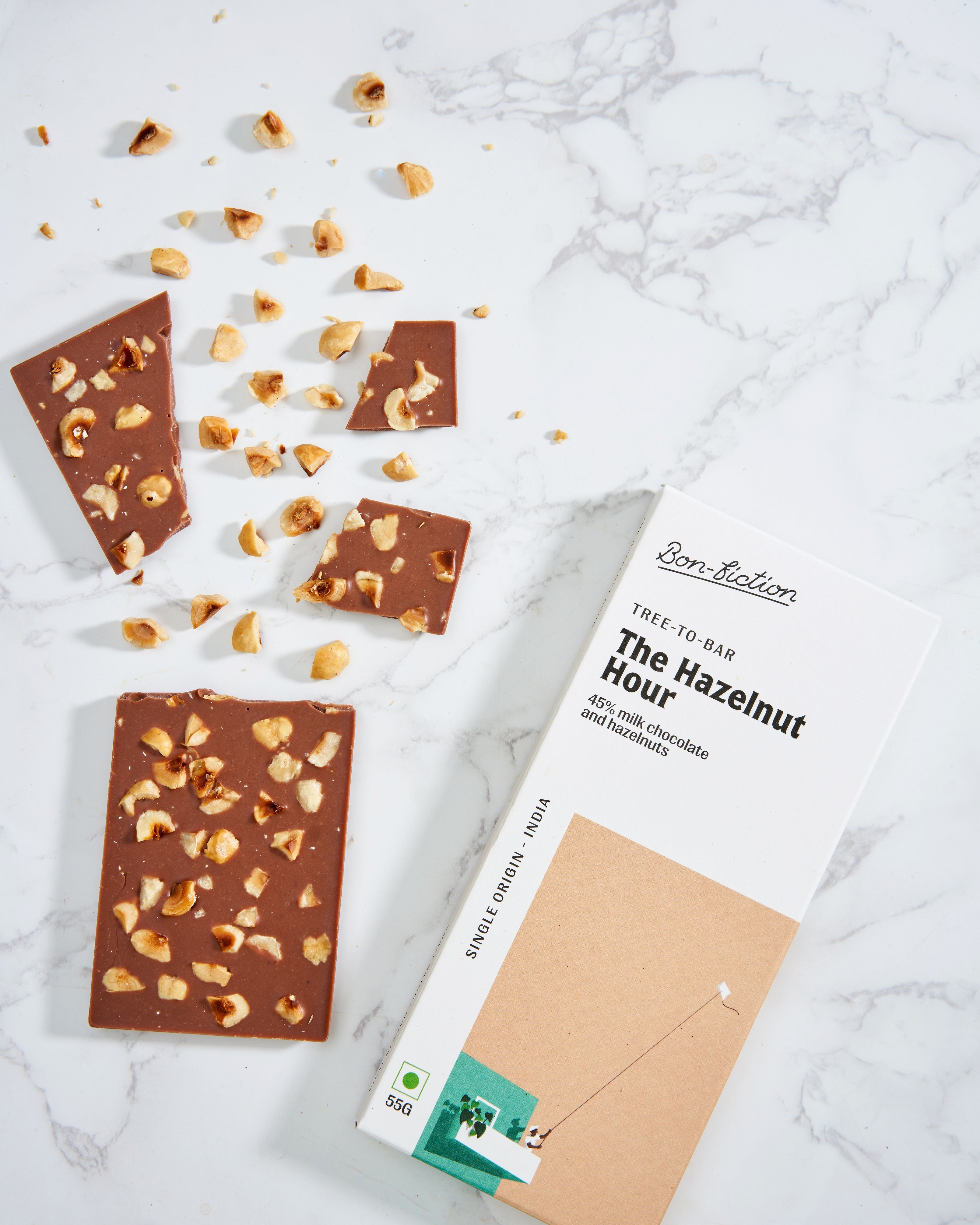 The Hazelnut Hour - 45% Milk Hazelnut Chocolate -Gluten Free