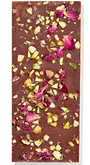 A Rose In Pistachio Skies - 55% Rose Pistachio Dark Chocolate - Dairy Free - Gluten Free