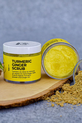 Turmeric Ginger Face & Body Scrub