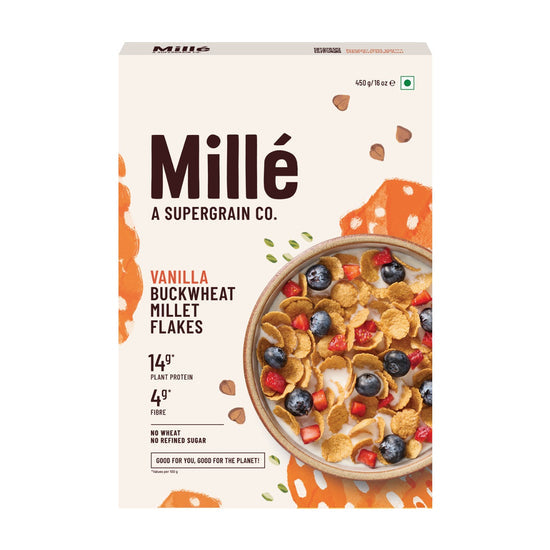Vanilla Buckwheat Millet Flakes
