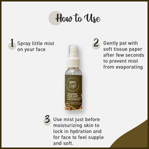 Calming Face Mist (Hydrating, Energising & Make up friendly)