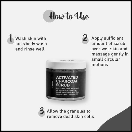 Bamboo Charcoal Face & Body Scrub