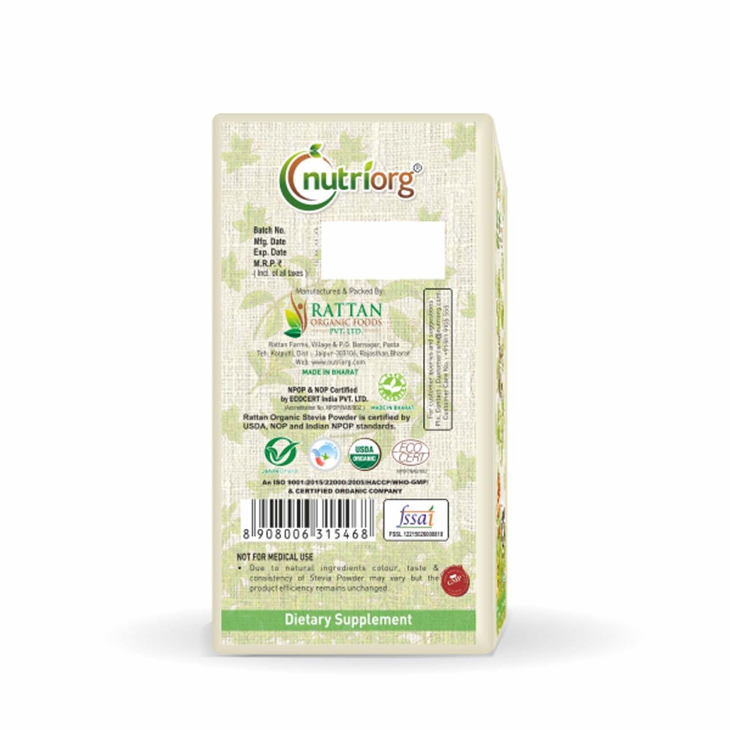 Organic Stevia Powder 150g