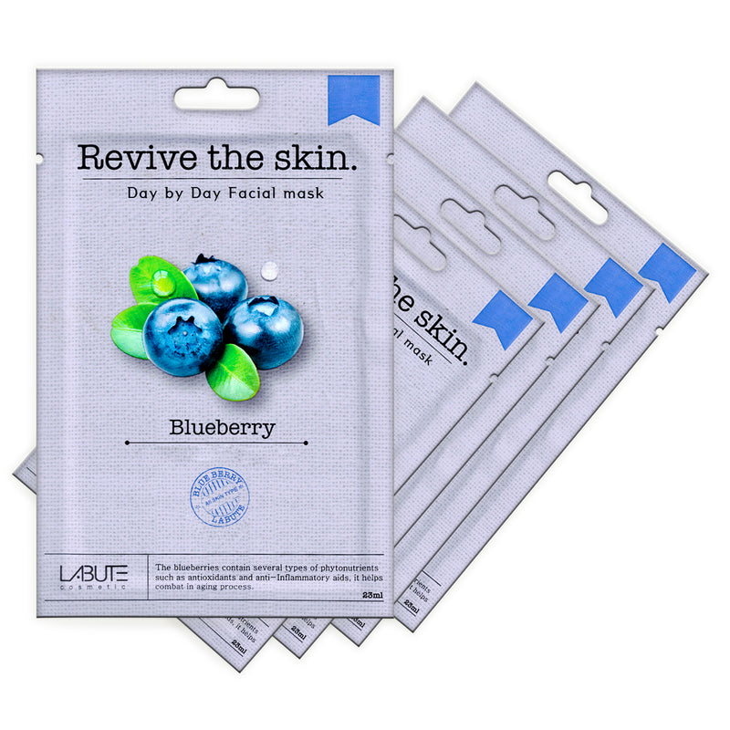 Blueberry Facial Sheet Mask, 23ml