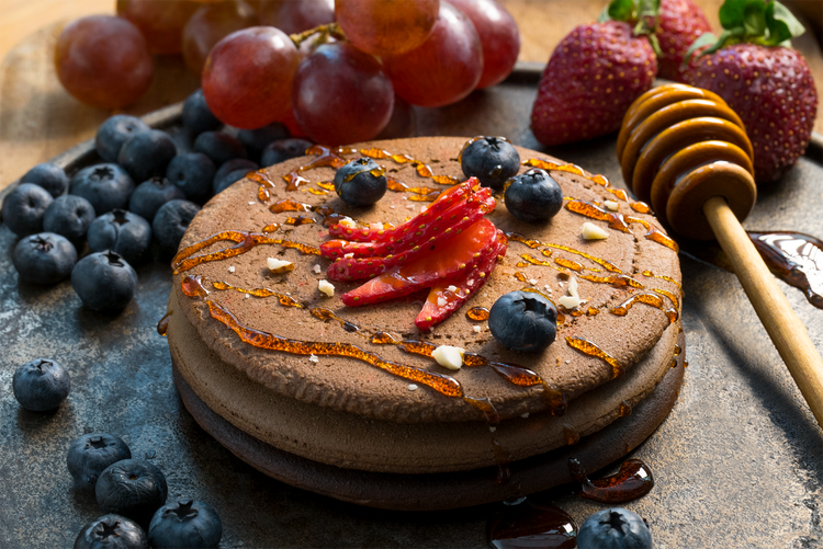 Chocolate Millet Pancake