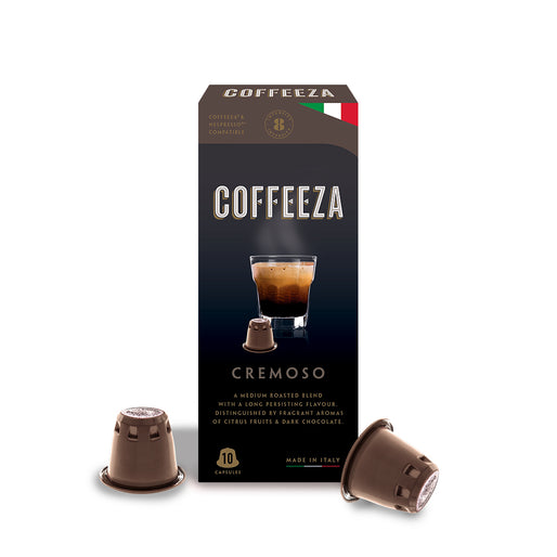 Coffeeza Cremoso Coffee Capsules, Nespresso Compatible